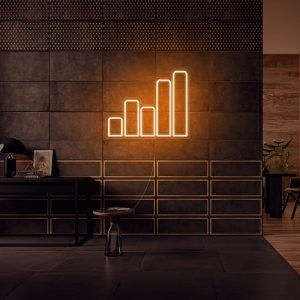 Bar Graph LED Neon Sign