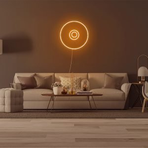 CD Disc LED Neon Sign
