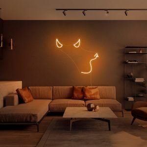 Demon Features LED Neon Sign