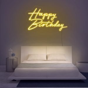 Happy Birthday LED Neon Sign