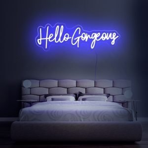 Hello Gorgeous Neon Sign - Style 2