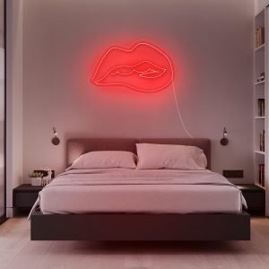 Lip Bite Neon LED Light Sign