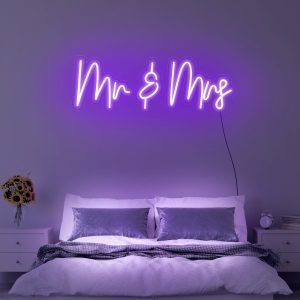 Mr & Mrs LED Neon Sign