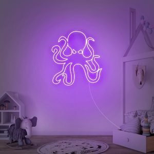 Octopus Neon LED Light Sign
