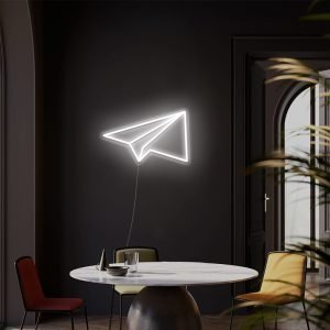 Paper Plane LED Neon Sign
