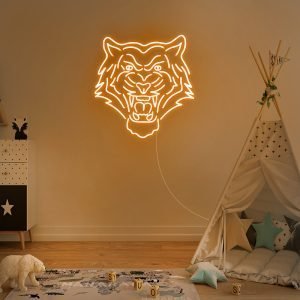 Tiger Face LED Neon Sign