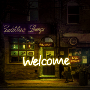 Welcome Neon LED Light Sign